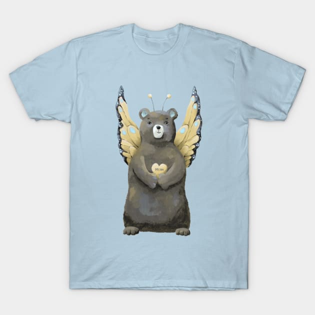 Winged Bear T-Shirt by Steve Haskamp